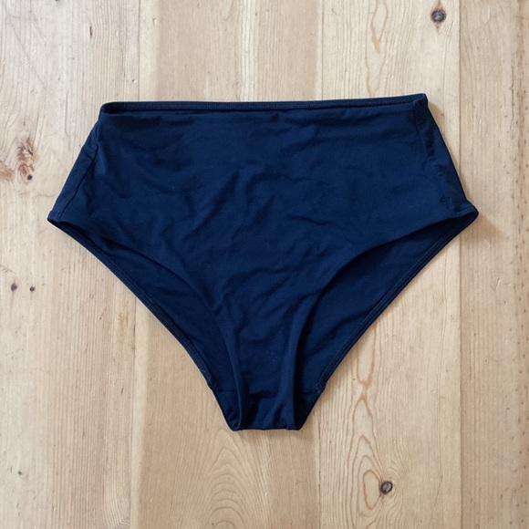 Everlane The High-Rise Hipster Bottom in Black Size Small - Picture 2 of 4